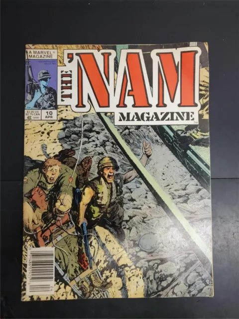 Vtg April, 1989 Marvel The 'Nam Magazine Stan Lee Volume 1, Number 10 Collectibl