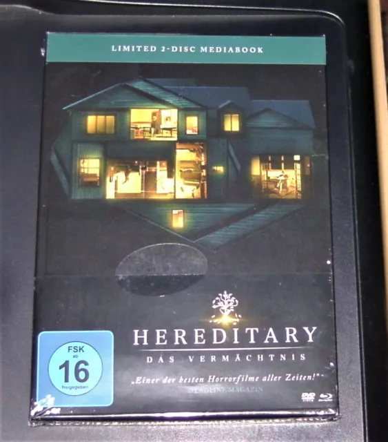 Hereditary Das Vermächtnis Uncut Limitiertes Mediabook Blu Ray + Dvd Neu & Ovp