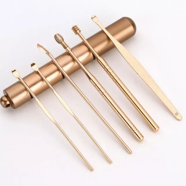 Ear Wax Remover 6X Stainless Steel Ear Cleaner Set Ear Pick Ear Wax Removal Tool