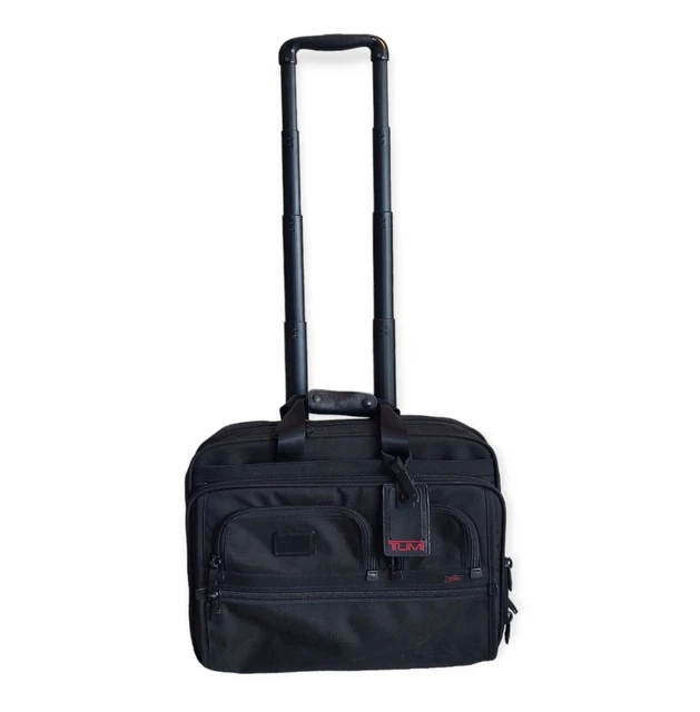 Tumi Wheeled Expandable Carry On Briefcase Laptop Bag Alpha Deluxe  26127DH