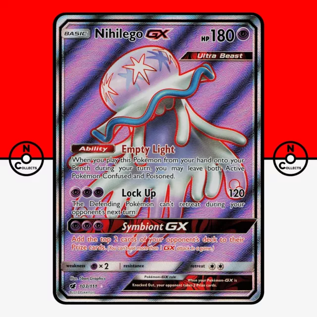 PSA 10 GEM MINT Nihilego GX 103/111 SM Crimson Invasion