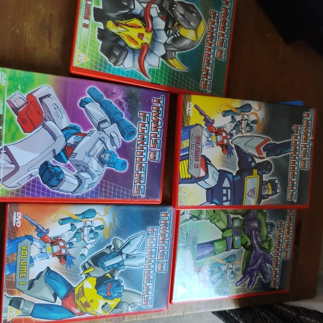 TRANSFORMERS FROM SEASON 1 2 collection Verious Dvd 5 Dvd