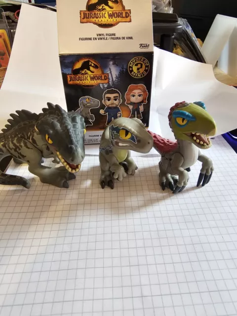 Funko Mini Figure Set Jurassic World 3 Stück Dinos