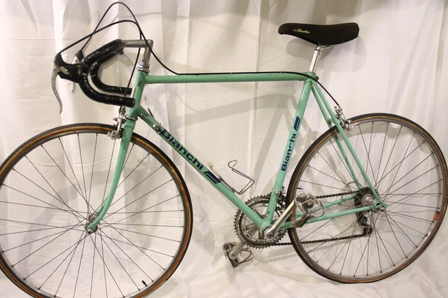 Bianchi mod. Rekord 841 Sachs Huret celeste eroica bici corsa vintage 13