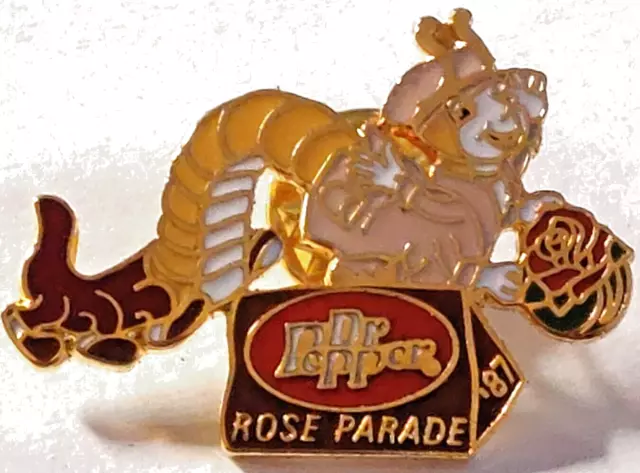 Rose Parade 1987 Dr Pepper Lapel Pin (082823)