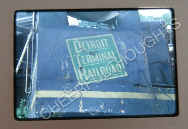 Original '70 Kodachrome Slide Detroit Terminal Railroad Herald   20E58