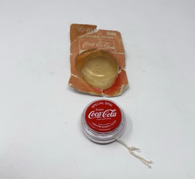 GENUINE VINTAGE RUSSELL Coca Cola Special Spin Yoyo Yo-Yo Yo