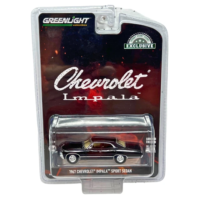 GreenLight 1:64 1967 CHEVRO LET IMPALA SPORT SEDAN 30333, coche de