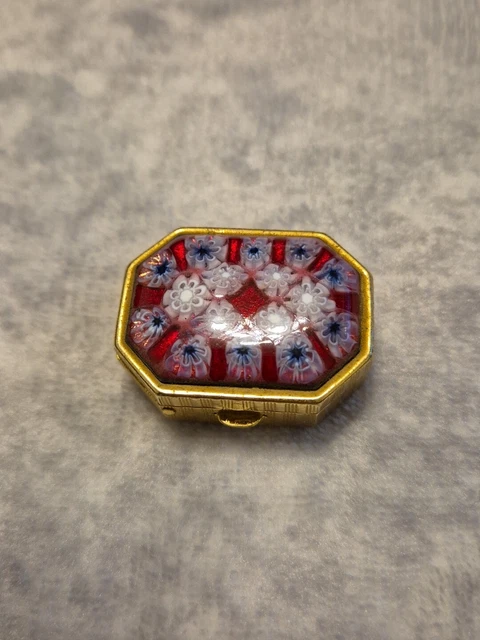 Ancien Pendentif Boîte En Métal - Bijou Vintage - Fin XIXème - Objet De Collection