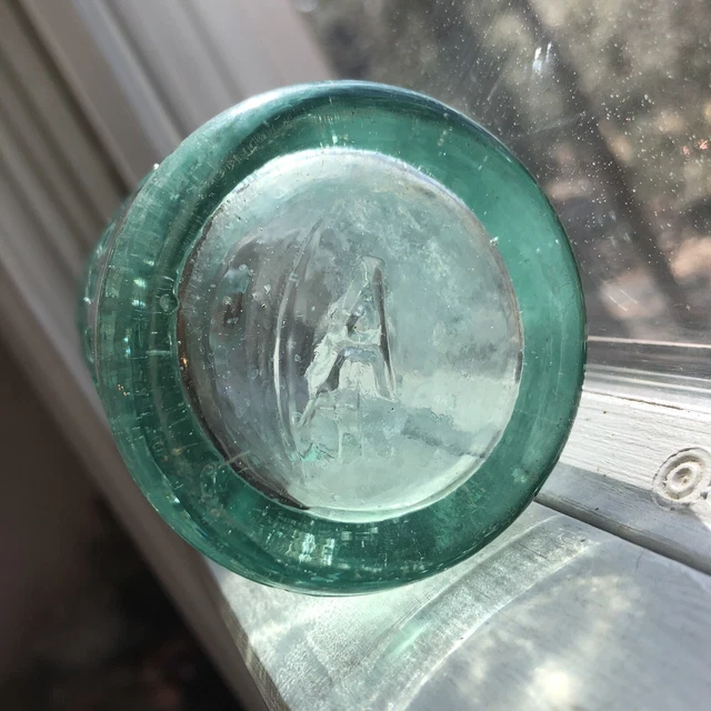 Antique W M T. Allen Paterson NJ Aqua Hutch Hutchinson Soda Bottle New Jersey 8