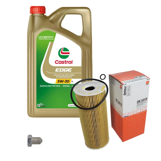 MAHLE ÖLFILTER 5 L Öl Castrol EDGE FST 5W30 LL für Skoda Octavia I Combi 1.9 EUR 85,72