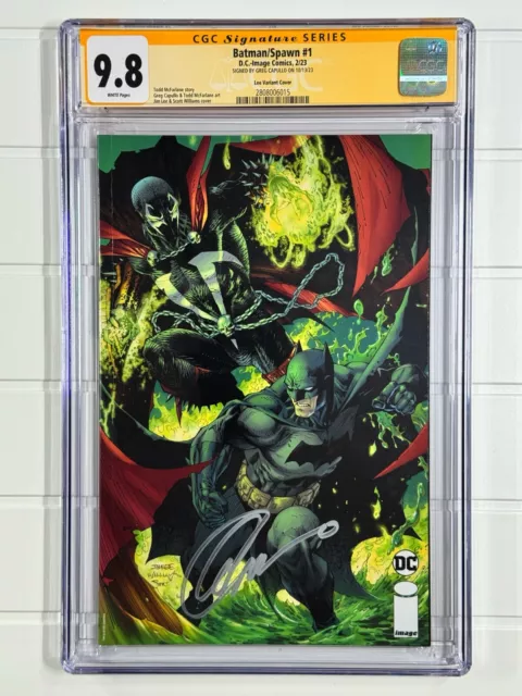 Batman Spawn #1 (2023 DC) Signed Greg Capullo Variant Jim Lee CGC 9.8