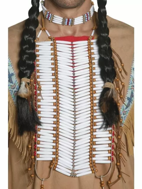 Adulto Indiano Nativo Americano Pettorale Donna Uomo Western Costume