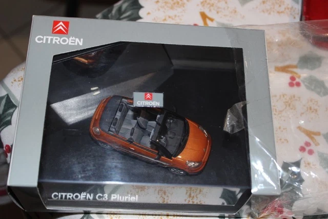 Coffret NOREV 1/43 - 3 Voitures Citroën : C2, C3, C3 Pluriel - Réf AMC008818