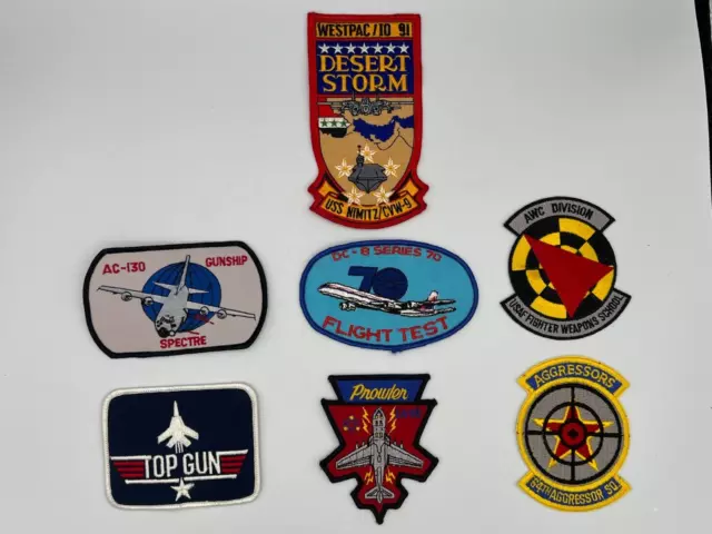 Lot of 8 Military Patches