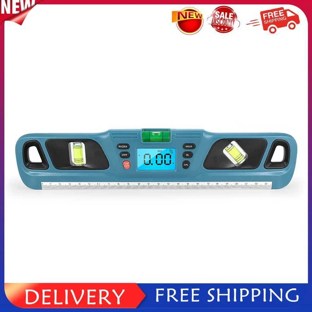 DIGITAL MAGNETIC BASE Level Slope Inclinometer Electric Angle Finder ...
