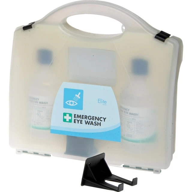 Tuffsafe 996-1950K Kit di sicurezza armadio stazione lavaggio occhi di emergenza con cuscinetti oculari
