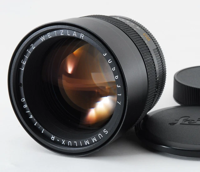 [Casi como nuevo] Lente de 3 cámaras Leica Leitz Wetzlar Summilux R 80 mm f/1,4 de JAPÓN
