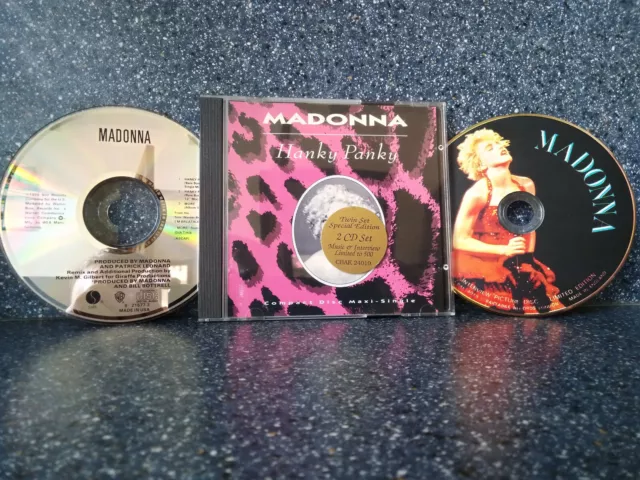 Madonna Double Pack Cd Hanky Panky + Interview Limited 500 Copies Uk Usa