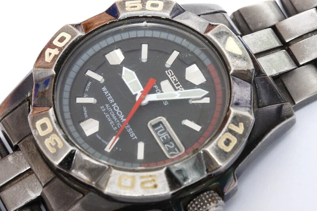 SEIKO 5 SPORTS 7s36 02L0 Japan Clear Automatic Watch 9981 89.40