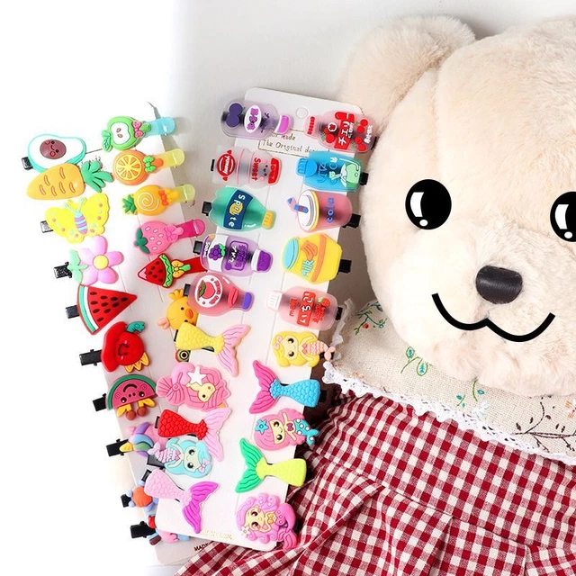 Children Sweet Hair Band - Fruit Animal Hair Clip Cute Cartoon Kid Barrette 1Set