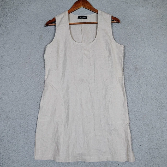 knee length dresses for ladies Linen Dress Estelle – Gaâla