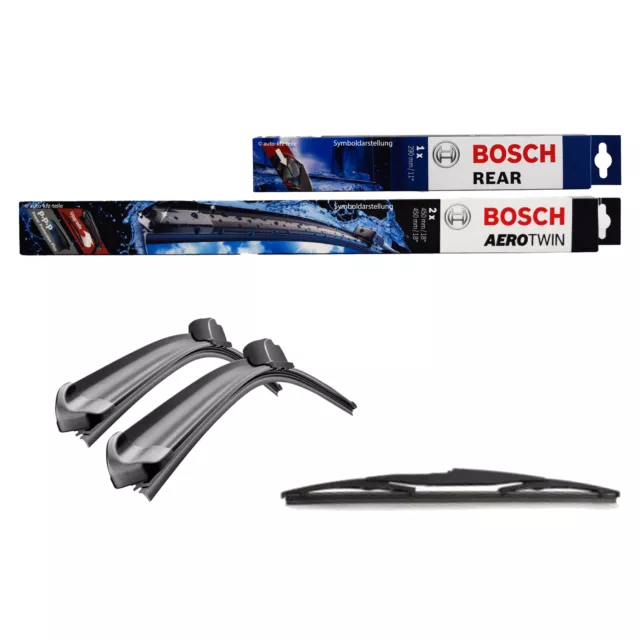 Bosch Scheibenwischer Satz  Aerotwin vorn hinten  Citroen C1 Peugeot 108 Toyota