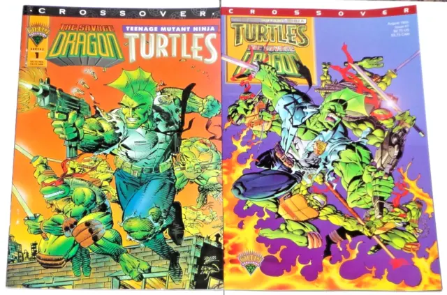 Teenage Mutant Ninja Turtles Savage Dragon #1 Crossover 1993 1995 Mirage Comics