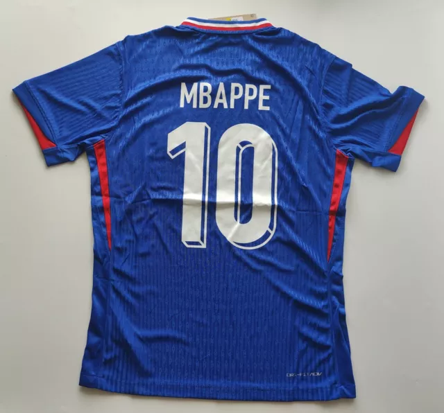 KYLIAN MBAPPE 10 . France . Euro 2024. Soccer jersey . Man's. M Medium