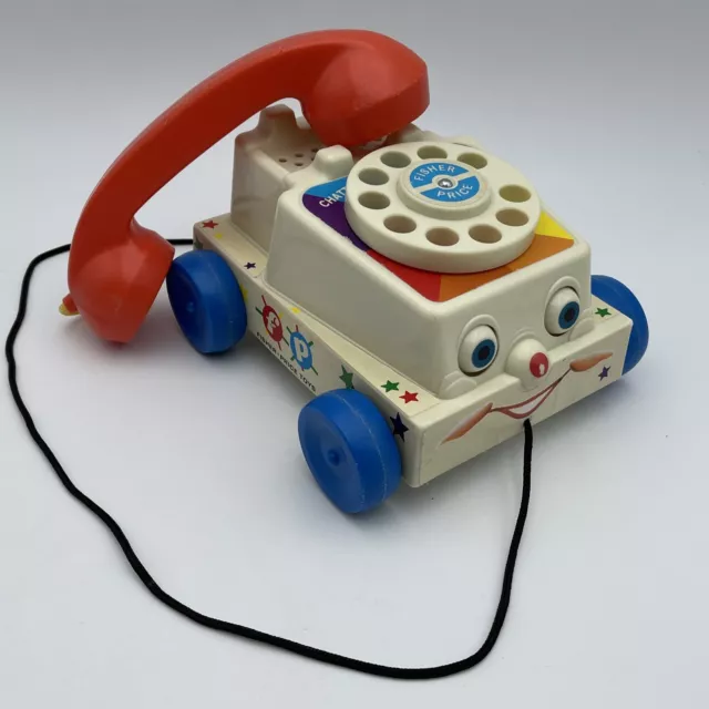 🦋 Jouet Bébé Téléphone à Tirer Fisher Price Toy Story Année 2009 Mattel