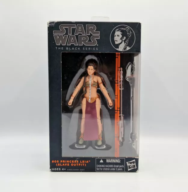 New Star Wars ✧ Princess Leia Slave ✧ Black Series 6" Figure #05 Misb E146