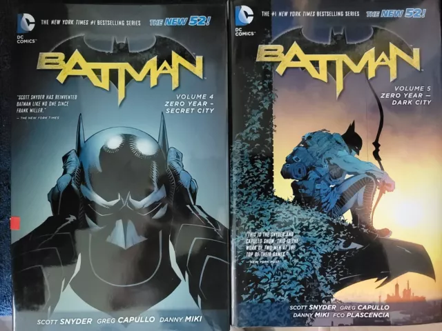 Batman New 52 Volumes 4 & 5 HC (DC Comics, June 2015) Scott Snyder Greg Capullo
