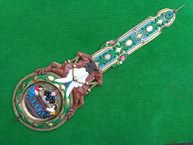 ANCIEN & OEIL DE BOEUF " PENDULE HORLOGE CLOCK OROLOGIO UHR RELOJ- albatre EUR 75,00 - FR