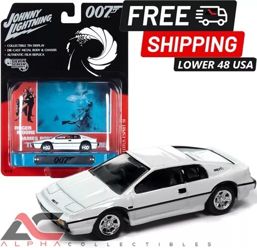 Johnny Lightning Jldr014-Jlsp118 1:64 1976 Lotus Esprit & Display Tin James Bond