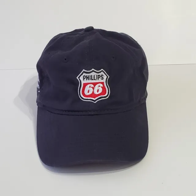 Phillips 66 Hat Cap Black Veteran USA Adjustable