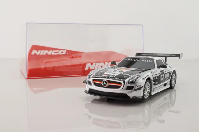 Ninco 55084; Mercedes-Benz SLS GT3 Slot Car; BergHoff; RN13; Very Good Boxed