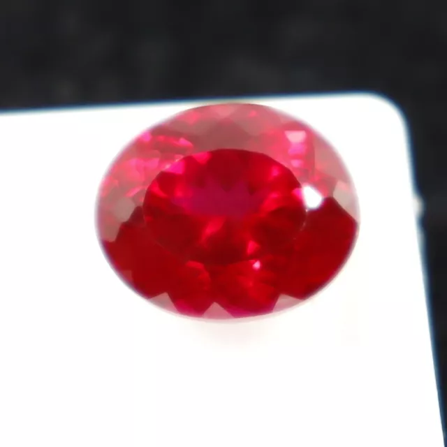 15.50 Ct AAA Natural Mozambique Rojo Sangre Rubí Piedra preciosa de corte...