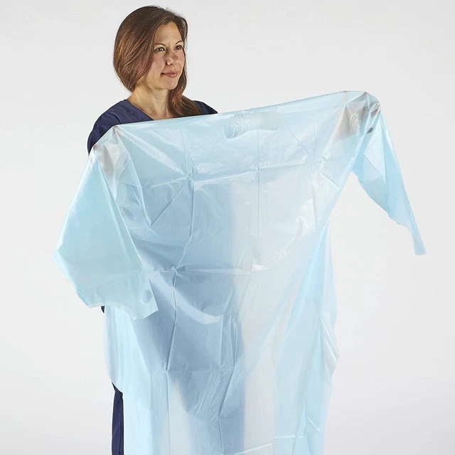 Disposable Non-Surgical Isolation Gowns Blue box of (15x3 )