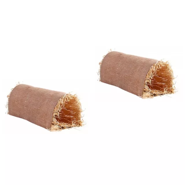 2 PCS Guinea Pig Tubes Rabbit Sleep Bed Hamster Tunnel Chinchilla Cage