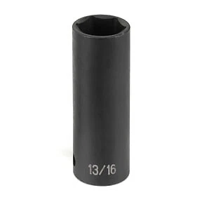 1/2" Drive x 19mm Extra-Thin Wall Deep 2019MDT Grey Pneumatic 2019MDT 0 Metal