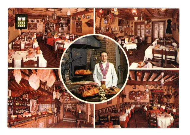 Postcard Meson Restaurant Duke of Segovia Spain