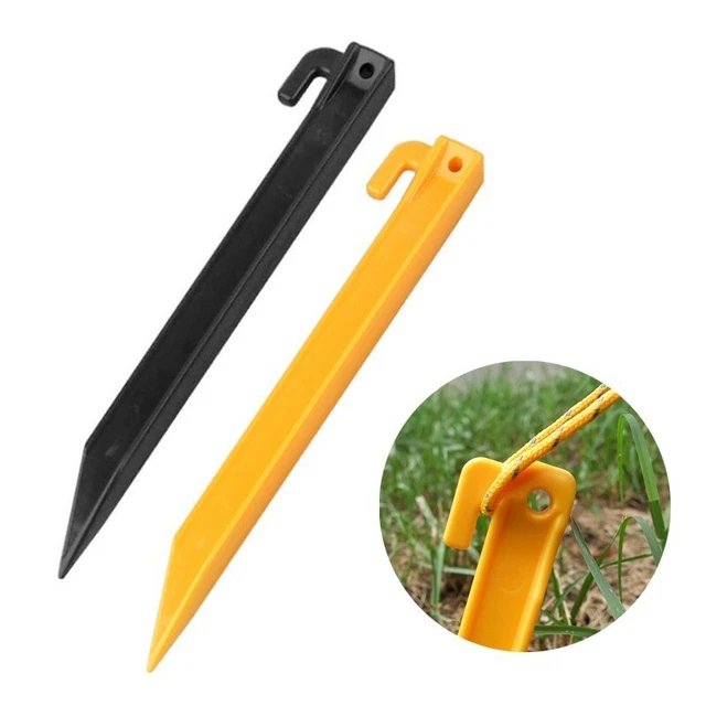 TOAKS Clous De Tente En Titane Clous De Tente Fixes De Camping En Plein Air Ultralégers De Type V (Gros Clou En V