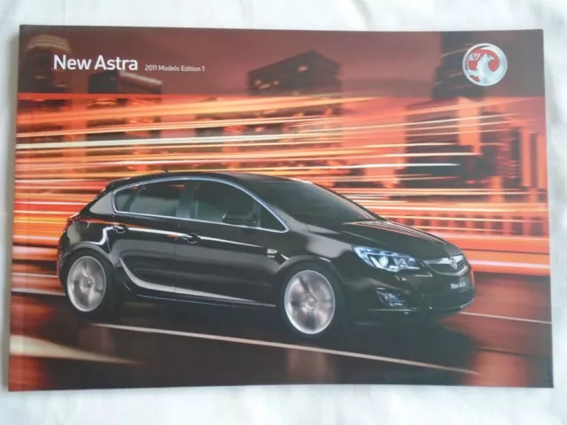 Vauxhall Astra range brochure 2011 models Ed 1