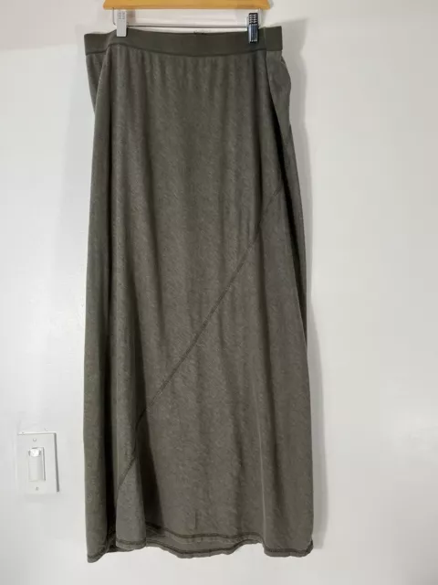 Eileen Fisher Womens Size Medium Hemp/Organic Cotton Maxi Skirt