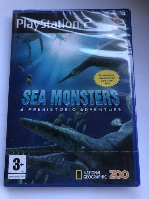 PS2 Sea Monsters: A Prehistoric Adventure (2008), UK Pal, New & Factory Sealed