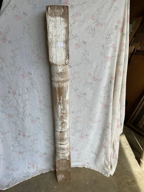 Salvage Architectural -One 5' Turned Column / Post - Weathered