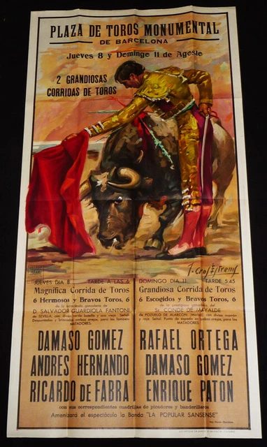 Programme Officiel Corridas Plaza De Toros Bayonne-Biarritz Temporada 1951 - Occasion Bon état