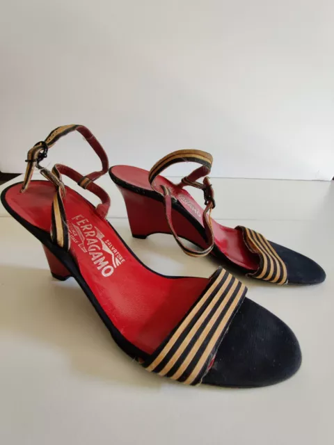 SALVATORE FERRAGAMO SHADE Women Shoes Size 6/6.5 Pre-owned £56.50 ...