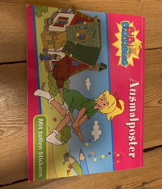Bibi Blocksberg Ausmalposter ausmalen