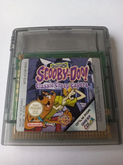 SCOOBY DOO CLASSIC Creep Capers Nintendo Gameboy Color/Colour/Gba/Sp Uk ...